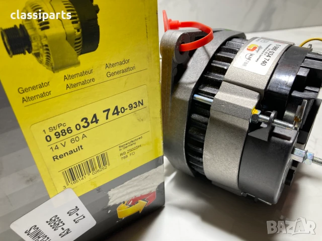 Нов алтернатор / динамо Bosch за RENAULT / Рено 9, 19, 21, Клио, Рапид, Super 5, снимка 6 - Части - 50467799