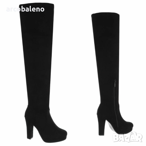 Дамски ботуши над коляното, 3цвята , снимка 10 - Дамски ботуши - 52268085