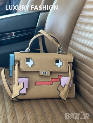 Дамска чанта Hermes Kelly Picto