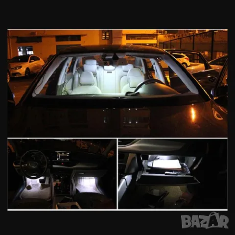 LED крушки 12V 6000K 6 SMD 2 броя, снимка 4 - Аксесоари и консумативи - 55865088