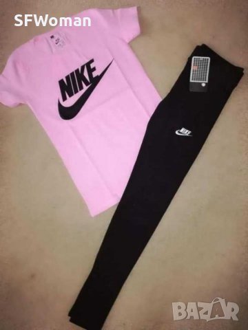 Nike дамски комплекти клин и тениска реплика, снимка 2 - Спортни екипи - 31380642