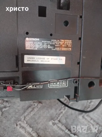 HITACHI TRK-W550E, снимка 4 - Радиокасетофони, транзистори - 55878504