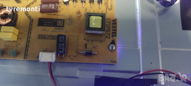 Платка POWER SUPPLY 17IPS72 Telefunken D43U400M4CW for 43inc DISPLAY VES430QNDL-2D-U11, снимка 2 - Части и Платки - 42721883