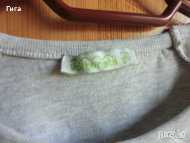 сив0 блузонче с кити, снимка 4 - Детски Блузи и туники - 37481846