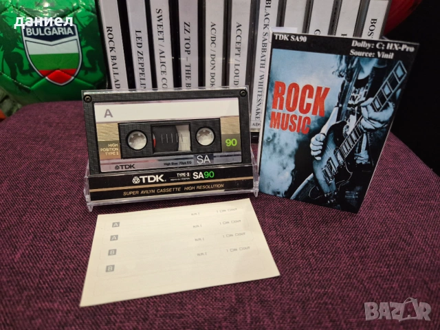 Хубави аудио касети TDK и MAXEL с готина рок музика + подарък, снимка 3 - Аудио касети - 54080518