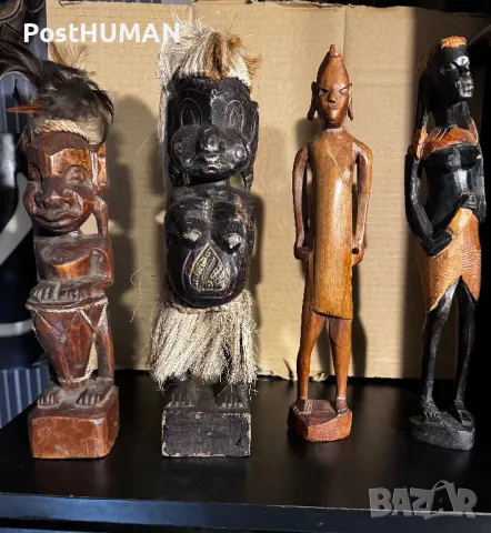 Африкански фигури - статуетки - дърво
