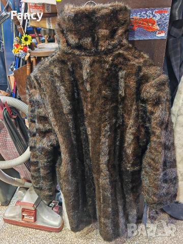 Дамско кожено палто изкуствен косъм, снимка 9 - Палта, манта - 53166248
