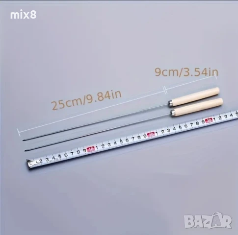 Комплект шишчета, снимка 2 - Прибори за хранене, готвене и сервиране - 51127674