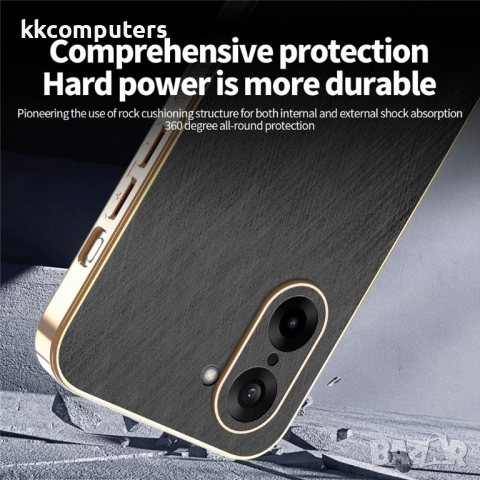 OnePlus Ace 5 Ultra 5G / Nord 5 5G Кожен калъф KADEM [Комплект с Протектор] | Черен, Златист, Зелен, снимка 6 - Калъфи, кейсове - 51929742