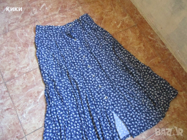 Дамска джинсова пола + подарък нов колан , снимка 2 - Поли - 11091790