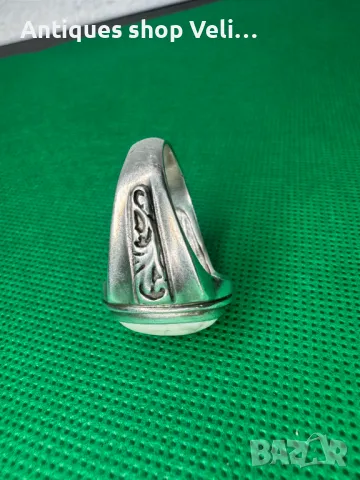 Мъжки сребърен пръстен №6390, снимка 4 - Пръстени - 48691719
