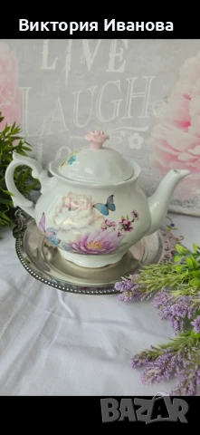 голям ретро чайник