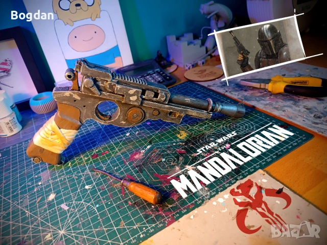 Star Wars Междузвездни войни реквизит пистолет, снимка 5 - Колекции - 54124177