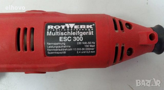 Уред за шлайфане Rotwerk ESC 300, снимка 5 - Други инструменти - 30178001