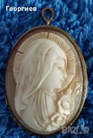 Гердани с медальон от слонова кост, Брошка,медальон слонова кост., снимка 8 - Колиета, медальони, синджири - 51866000