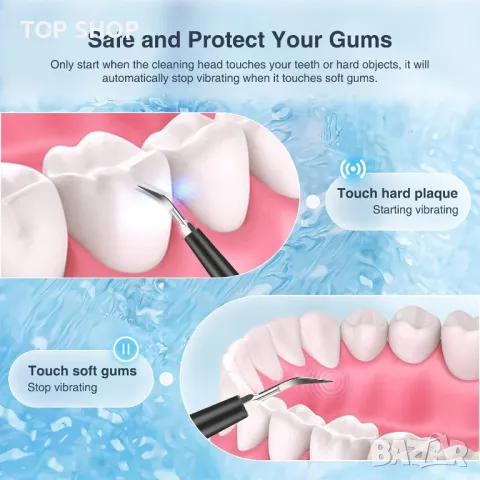 Уред за почистване на зъби и зъбна плака FLEND Code, снимка 5 - Стоматология - 49157930