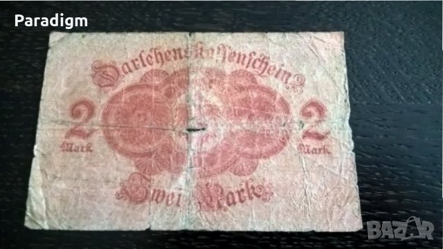 Райх банкнота - Германия - 2 марки | 1914г., снимка 2 - Нумизматика и бонистика - 29343341