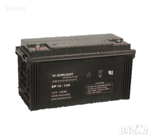 Акумулаторна оловна батерия SUNLIGHT 12V 150AH 485х172х240mm, снимка 1 - Друга електроника - 42489162