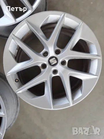 ОРИГИНАЛНИ АЛУМИНИЕВИ ДЖАНТИ ЗА СЕАТ  -5Х112Х57-18 цола, снимка 6 - Гуми и джанти - 50362993