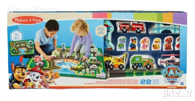Килимче за игра Пес Патрул Melissa & Doug PAW PATROL, снимка 12 - Образователни игри - 47281825