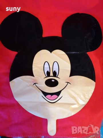 Фолиев балон Мики Маус, чашки, чинийки , салфетки, играчки, кутийки, картонена торта, снимка 4 - Други - 51897626