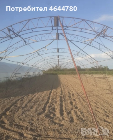 Ферми (дъги) за асеновградски оранжерии, ф18 плътно желязо 7м ширина.