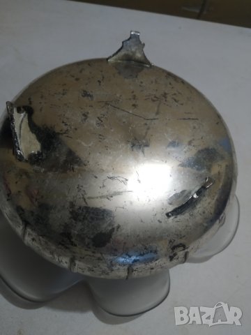 посребрена метална купа арт деко, снимка 7 - Антикварни и старинни предмети - 40640152