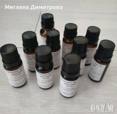 ЕТЕРИЧНО МАСЛО БЯЛ БОР 10 мл., 20 мл., 50 мл. и 100 мл. за дифузери и масажи
