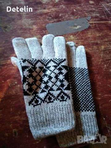 Плетени зимни ръкавици, снимка 2 - Ръкавици - 30515008