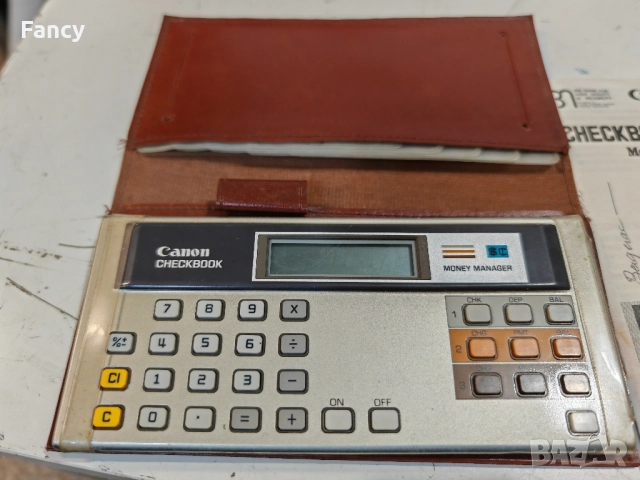 Калкулатор Canon Checkbook , снимка 6 - Колекции - 52248312