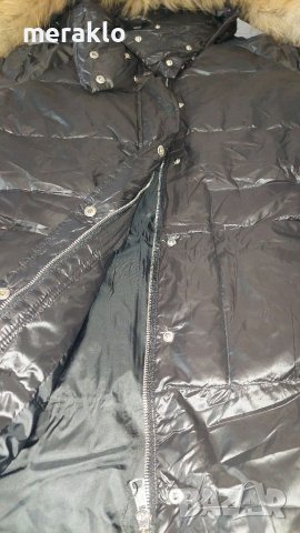 тотално намаление-Овърсайз от 330лв., ново, уникално яке, парка с гъши пух и естествен косъм , снимка 9 - Якета - 40032661
