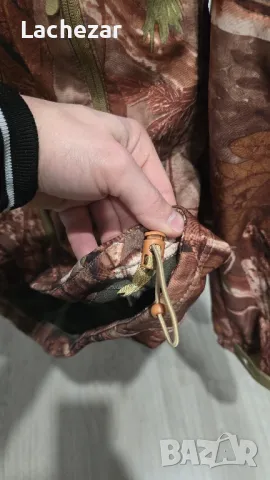 Зимно яке за лов и риболов с качулка L размер , снимка 9 - Якета - 48597170