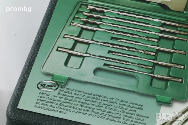 Mannesmann комплект длета и свредла 13 бр., SDS-plus, Германия, снимка 6 - Други инструменти - 48864637