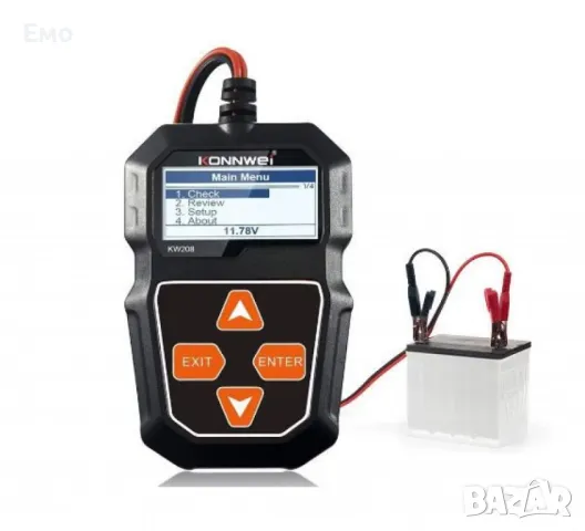 Тестер за автомобилен акумулатор KW210, снимка 5 - Аксесоари и консумативи - 47365401