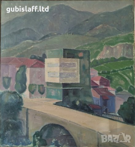 Картина, пейзаж, худ. Жечо Дунев (1926-1975)