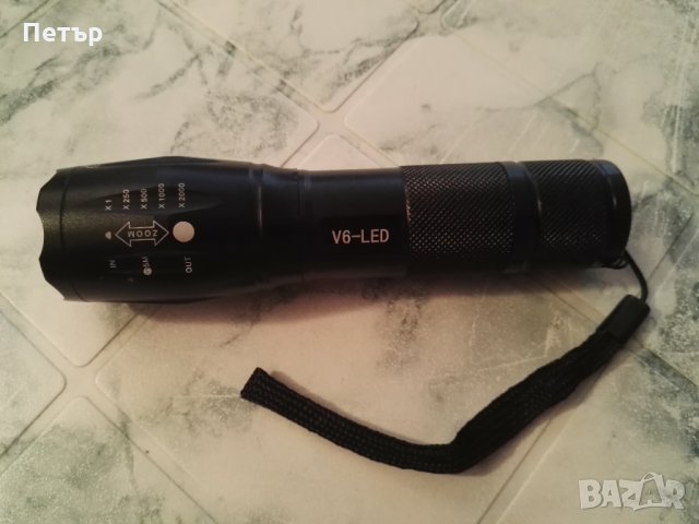 Фенер, LED, мощен, прожектор, модел V6, снимка 3 - Прожектори - 30550917