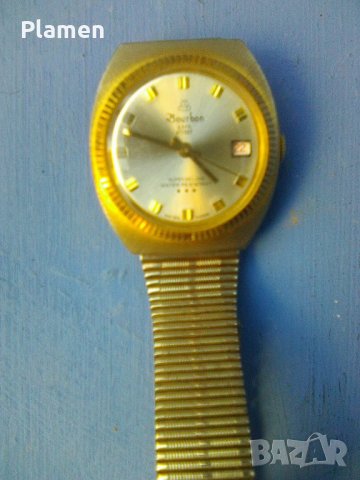 Стар мъжки механичен швейцарски часовник 23 камъка повреден, снимка 4 - Мъжки - 38417211