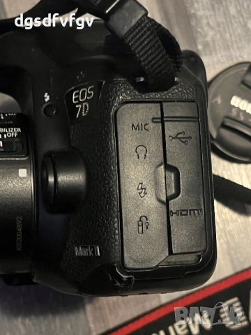 Canon EOS 7D Mark II + обектив Canon EF-S 18-55mm f/3.5-5.6 IS STM, снимка 8 - Фотоапарати - 53948257