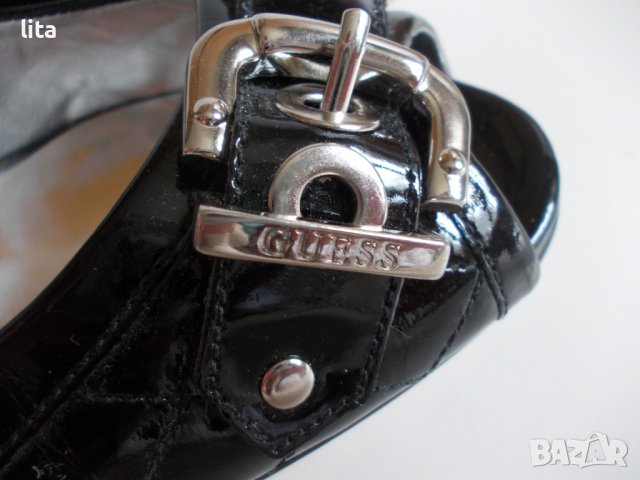 Отворени обувки  GUESS by Marciano оригинални ест.кожа № 38,5 (8,5 М), снимка 4 - Дамски елегантни обувки - 36788547