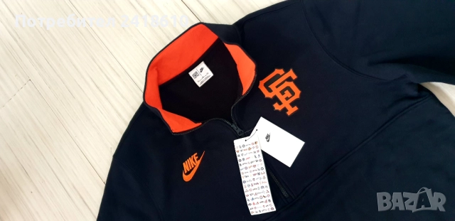 Nike Performance San Francisco Giants Cooperstown  1/2 Half Zip Sweatshirt Half Zip Mens Size XL НОВ, снимка 9 - Спортни дрехи, екипи - 52753790