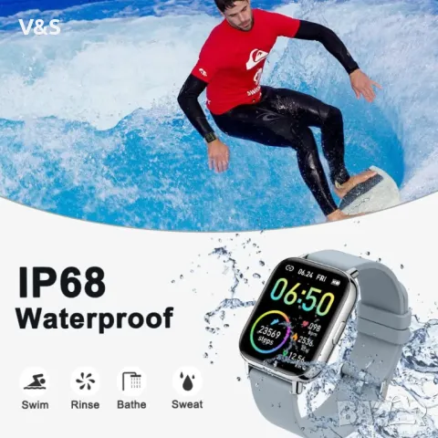 Смарт часовник, Molocy  Фитнес тракер 1,69" сензорен екран Фитнес часовник с монитор за сън , снимка 9 - Смарт часовници - 47896045