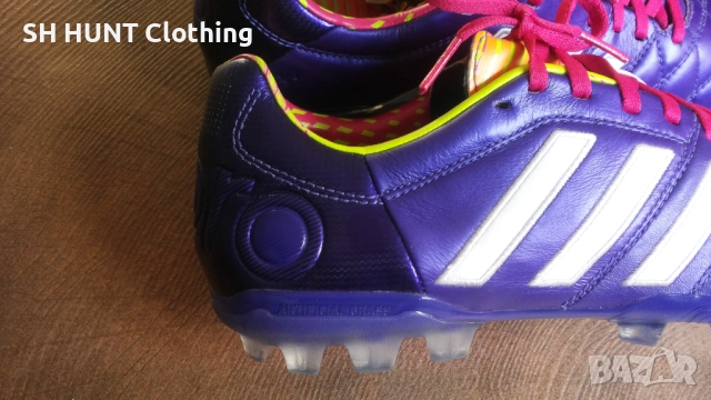 Adidas Adipure 11Pro AG Purple/White Размер EUR 42 / UK 8 бутонки естествена кожа 32-14-S, снимка 3 - Футбол - 52228568