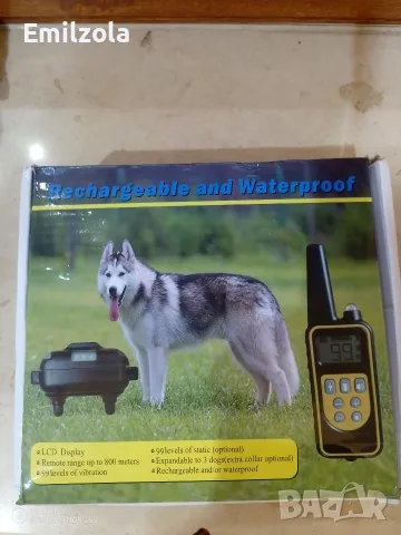 Продавам акумолаторна каишка за обучение на кучета