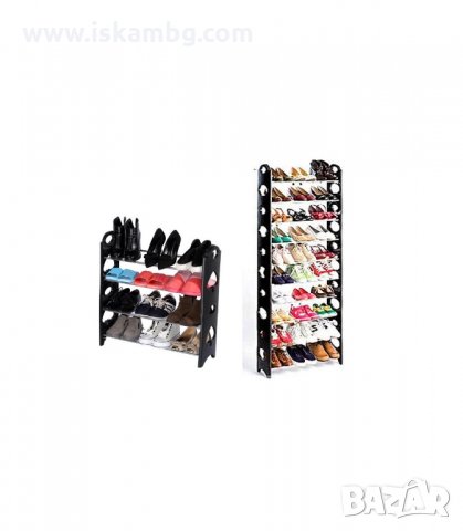 ЕТАЖЕРКА ЗА ОБУВКИ 10 РАФТА, ЗА 30 ЧИФТА ОБУВКИ - код 1495, снимка 3 - Етажерки - 34012534