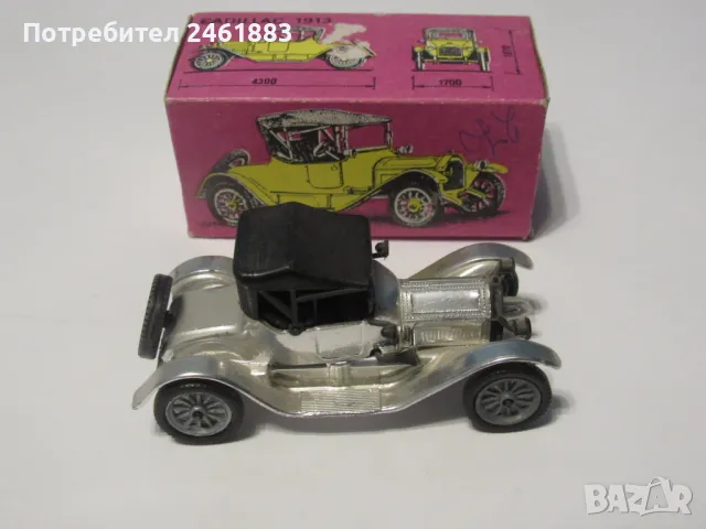 Estetyka Полша Cadillac 1913 соц метална колекционерска количка.