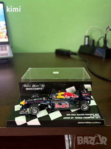 продавам колекция формула 1 на MINICHAMPS 1/43 RED BULL, снимка 6 - Колекции - 53482754