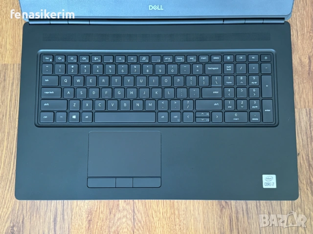 17.3' FHD IPS Core i7-10750H DELL Precision 7750 16GB DDR4/256GB NVMe/RTX 4000 8GB/Бат 6ч, снимка 8 - Лаптопи за работа - 53228578