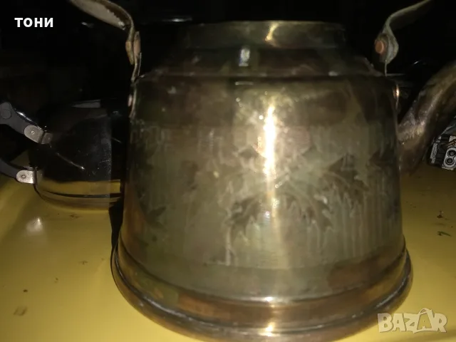 Чайници месингови и , снимка 12 - Антикварни и старинни предмети - 56458436
