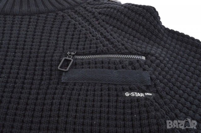 Намалена G-star Kvinder SLIDE CAPE KNIT dk navy Дамска Пелерина Пончо Пуловер Размер М, снимка 2 - Блузи с дълъг ръкав и пуловери - 29137608