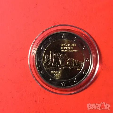 Малта 2 евро 2017 исторически места -Хаджар -Ким